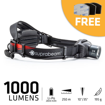 Lampe frontale rechargeable V4pro
